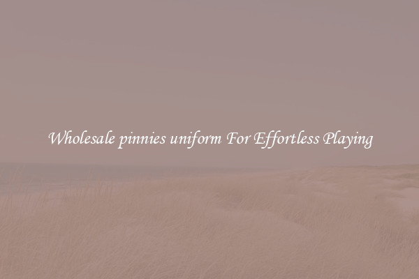 Wholesale pinnies uniform For Effortless Playing