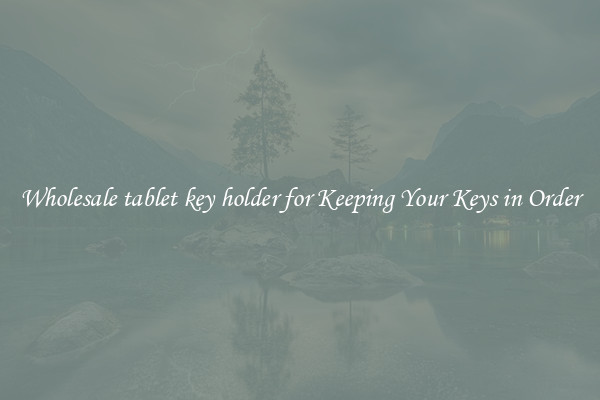 Wholesale tablet key holder for Keeping Your Keys in Order