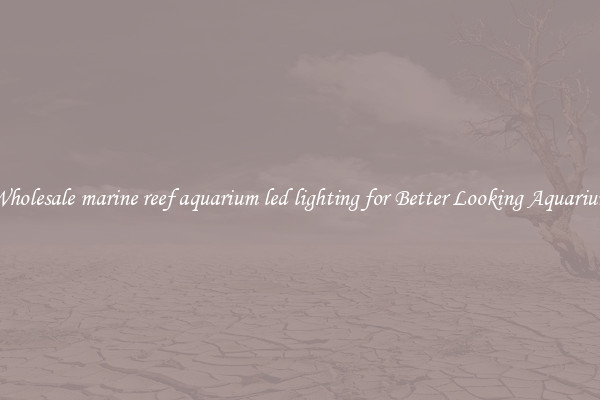 Wholesale marine reef aquarium led lighting for Better Looking Aquarium