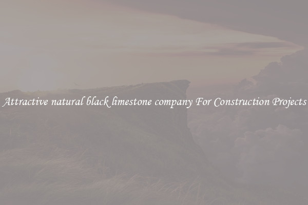 Attractive natural black limestone company For Construction Projects