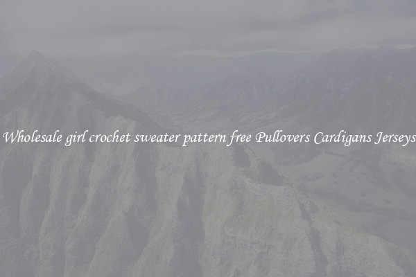 Wholesale girl crochet sweater pattern free Pullovers Cardigans Jerseys